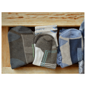 three pattern cotton socks