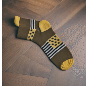 star pattern socks with different colors
