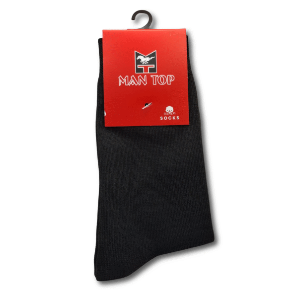 MAN TOP School Uniform Cotton Socks Black