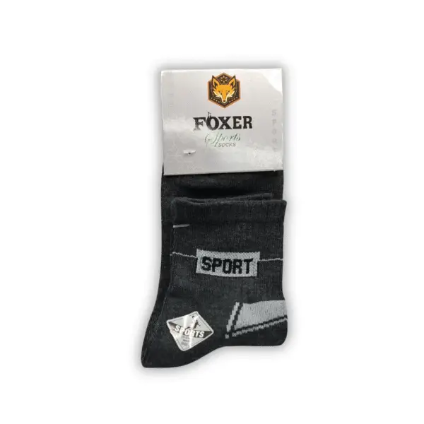 Foxer Sports Gridline Crew Socks – 2 Pair Combo - Image 4