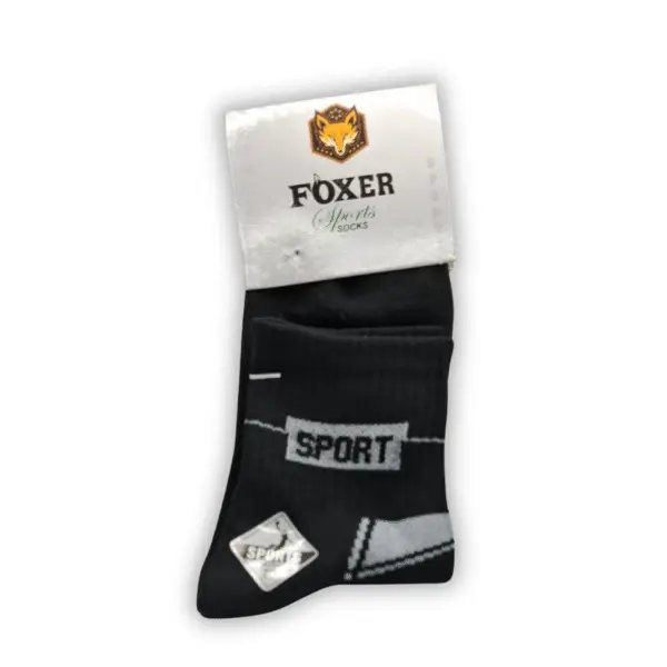 Foxer Sports Gridline Crew Socks – 2 Pair Combo - Image 5