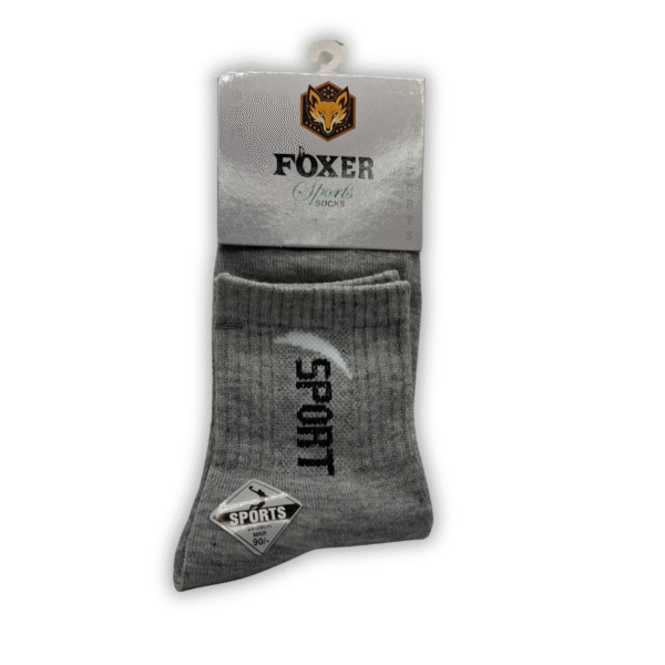 Foxer Sports Crew Socks – Dual Pack - Image 7