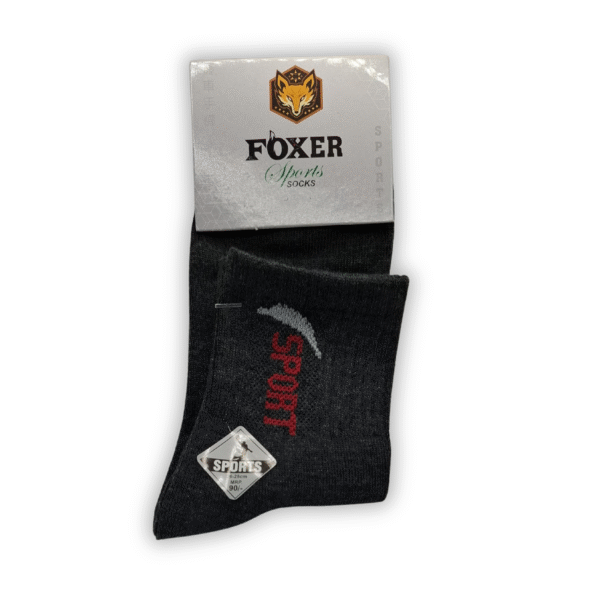 Foxer Sports Crew Socks – Dual Pack - Image 5