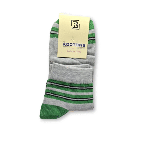 KOOTONS “Stripe Vibe” Dual-Color Socks - Image 4