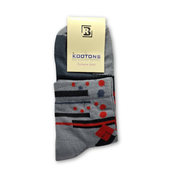 KOOTONS “Geo Splash” Artistic Socks - Image 3