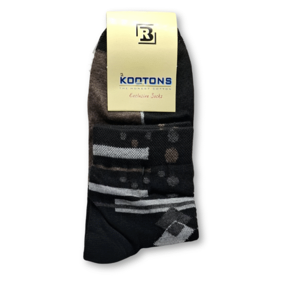 KOOTONS “Geo Splash” Artistic Socks - Image 4