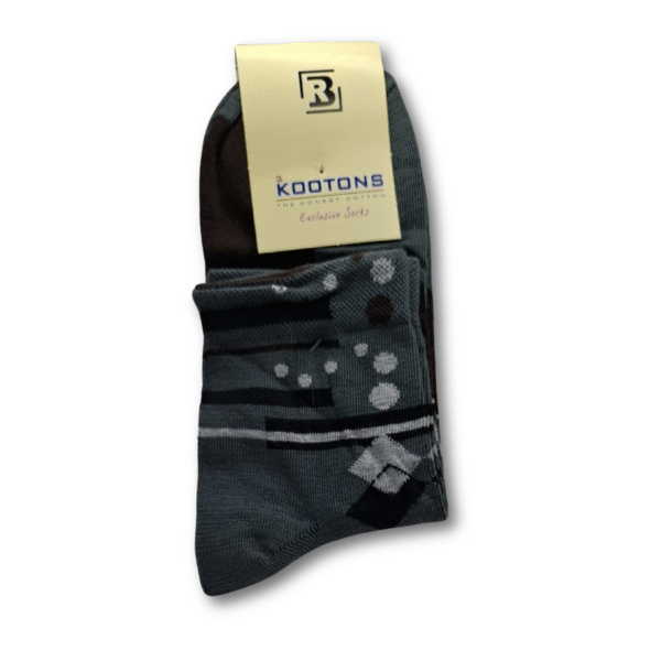 KOOTONS “Geo Splash” Artistic Socks - Image 6